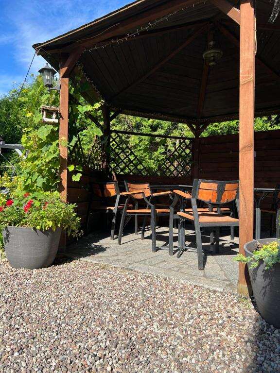 Motel Orzeł - altana w ogrodzie